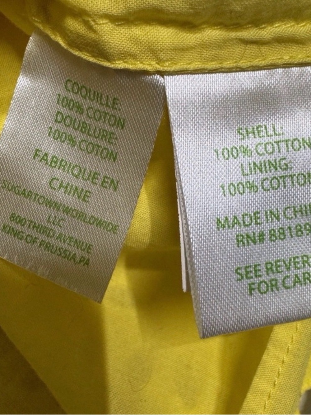 Lilly Pulitzer Bright Yellow Eyelet Sleeveless Tank Medium - Picture 5 of 5